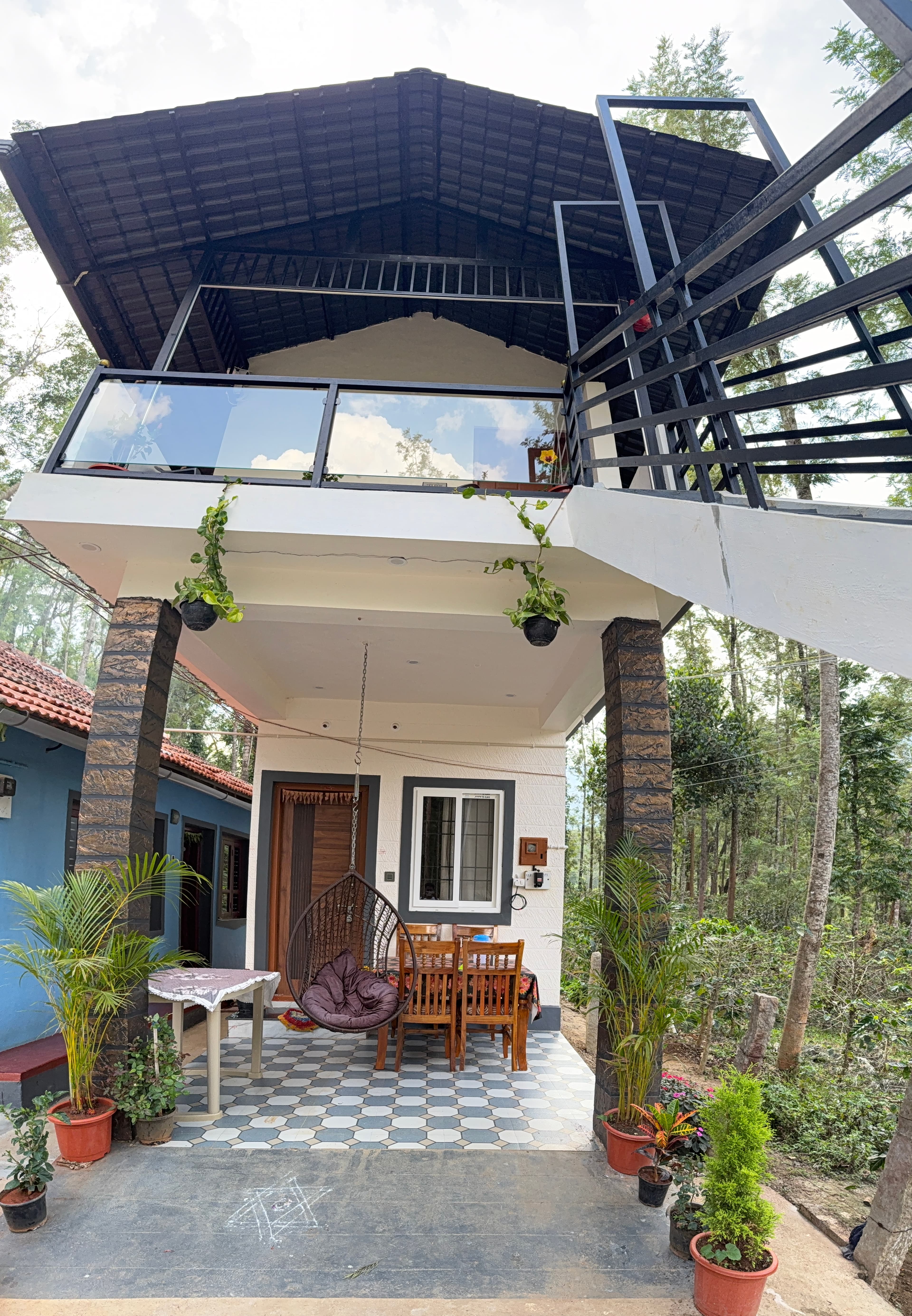 Panoramic view of the property